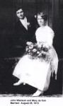 John Wiersum en Mary Mae de Kok