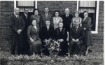 Hilje Wiersema (r) en Jan Timmer, en de fam Timmer